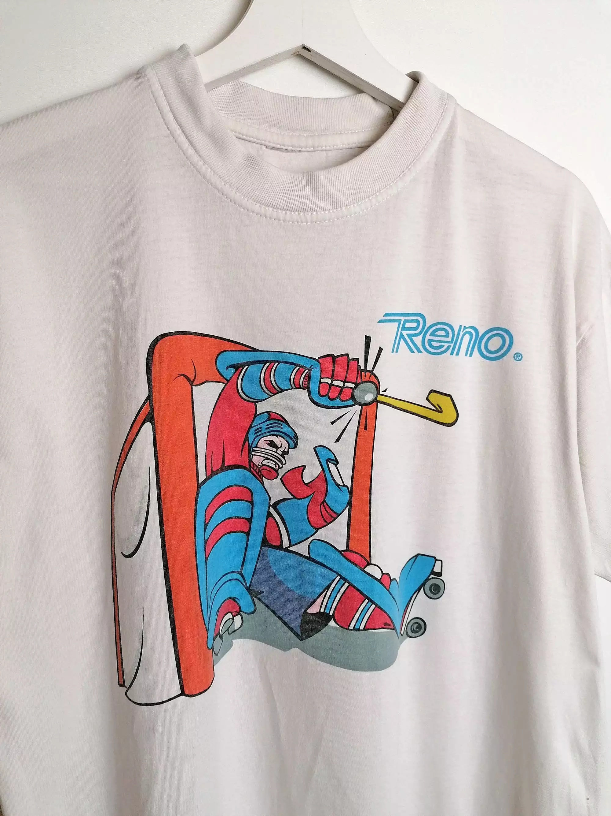 90's Retro Rollerblade Hockey Reno Switzerland T-shirt - size S-M