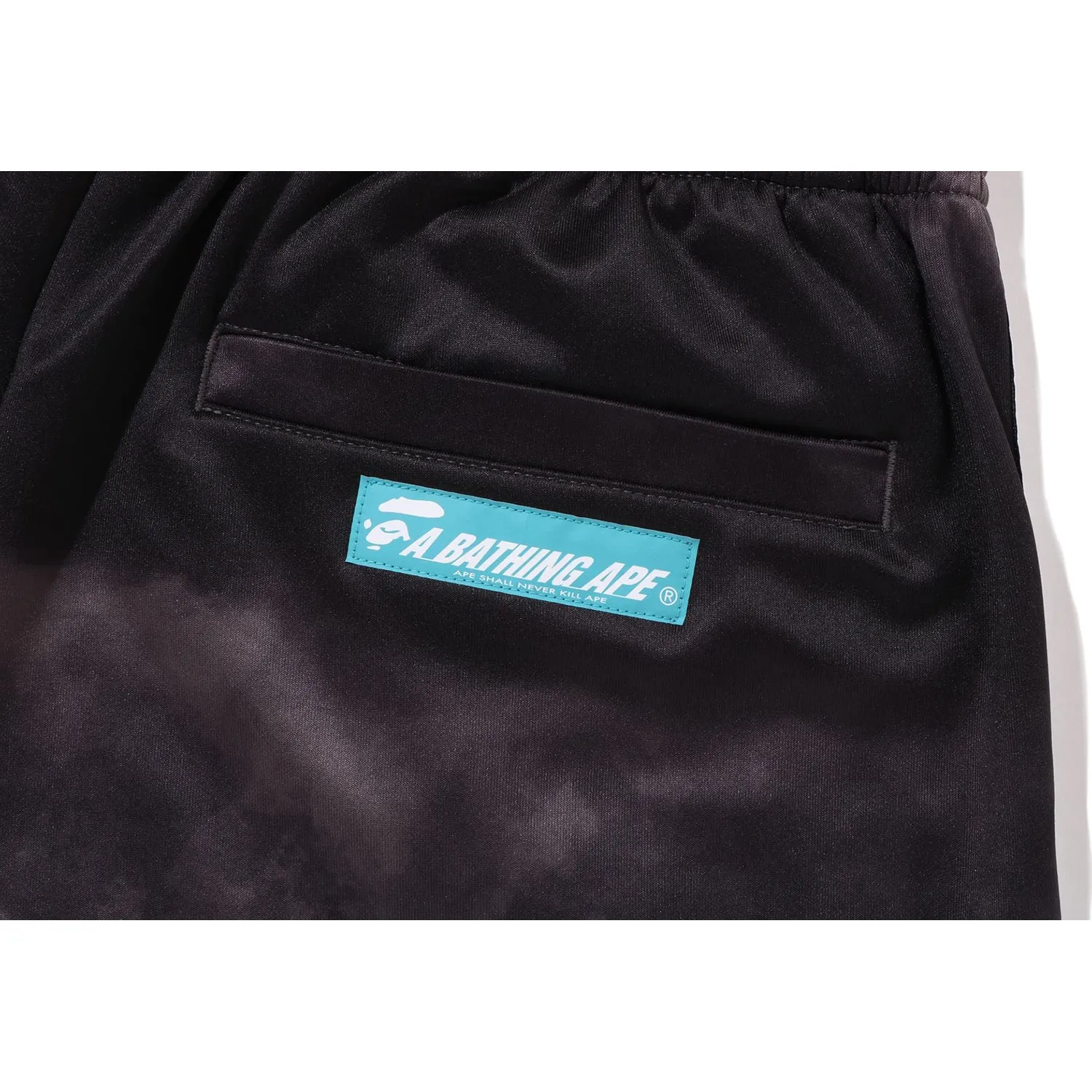 A BATHING APE TIE DYE TRACK PANTS MENS