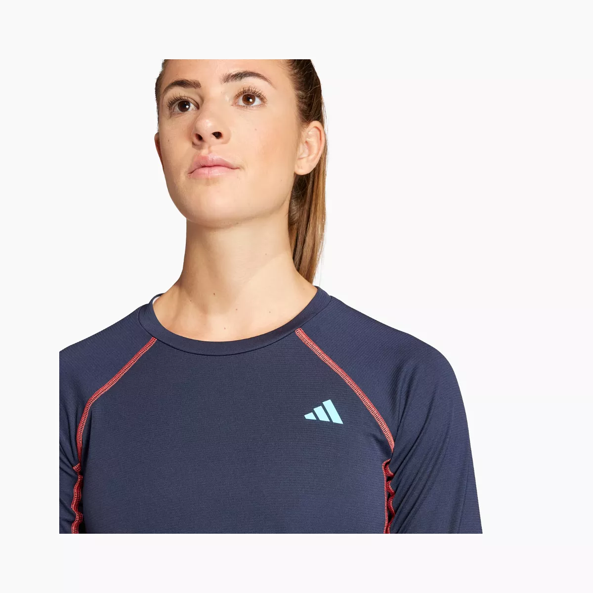 Adidas Adizero Women's Lon Sleece T-shirt -Legend Ink