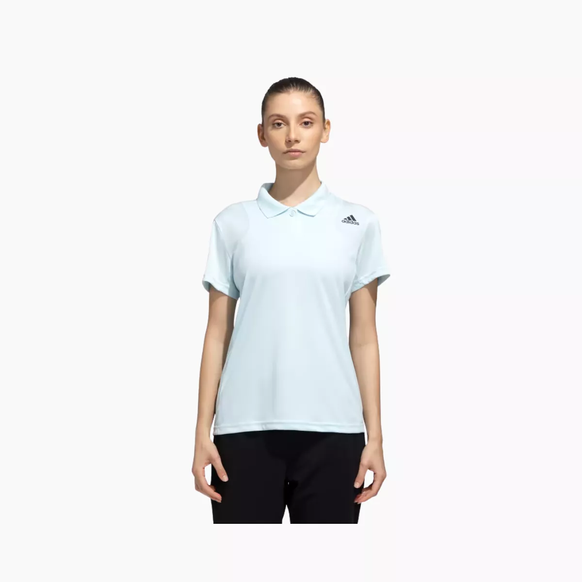 Adidas Club Polo Women's Tennis T-shirt -Almost Blue