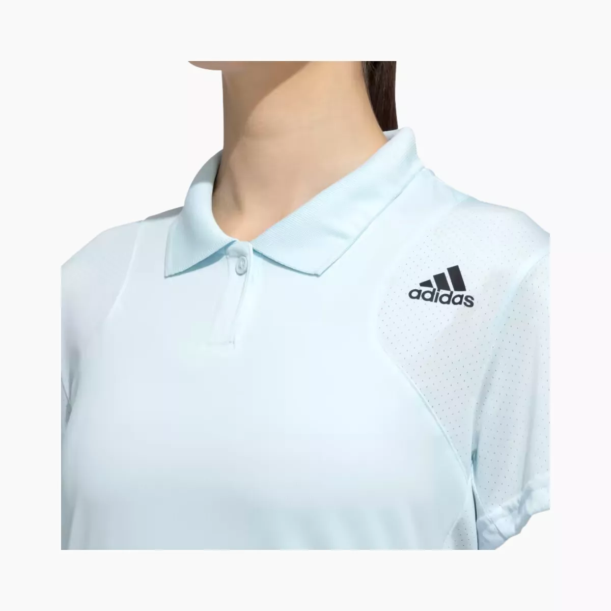 Adidas Club Polo Women's Tennis T-shirt -Almost Blue