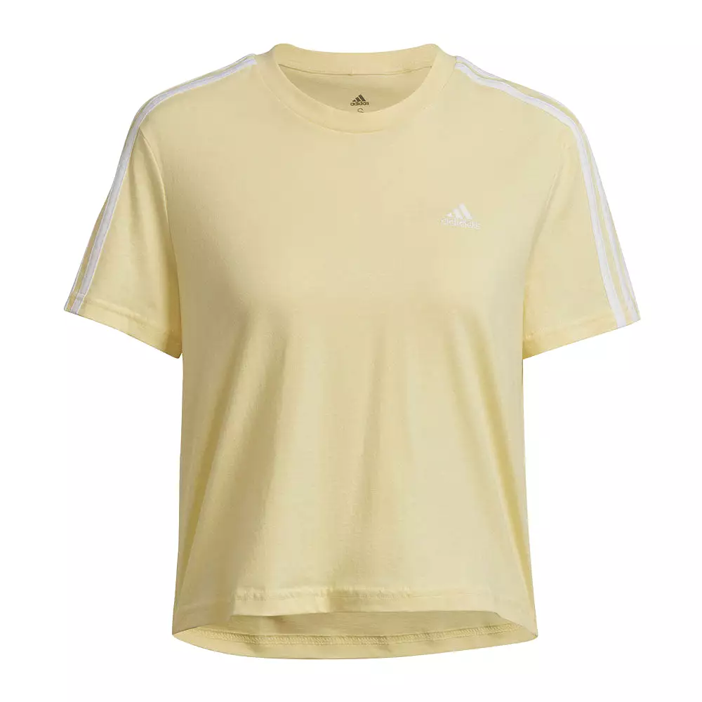 adidas Women's 3-Stripes Crop Tee