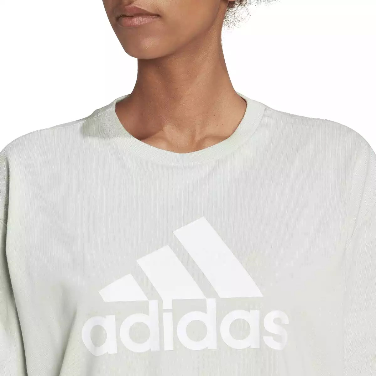 ADIDAS WOMEN'S FUTURE ICONS BADGE OF SPORT GREEN TEE