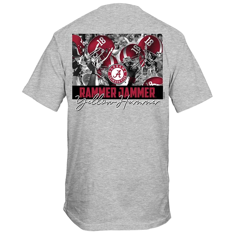 Alabama Raised Helmets Short Sleeve T-Shirt