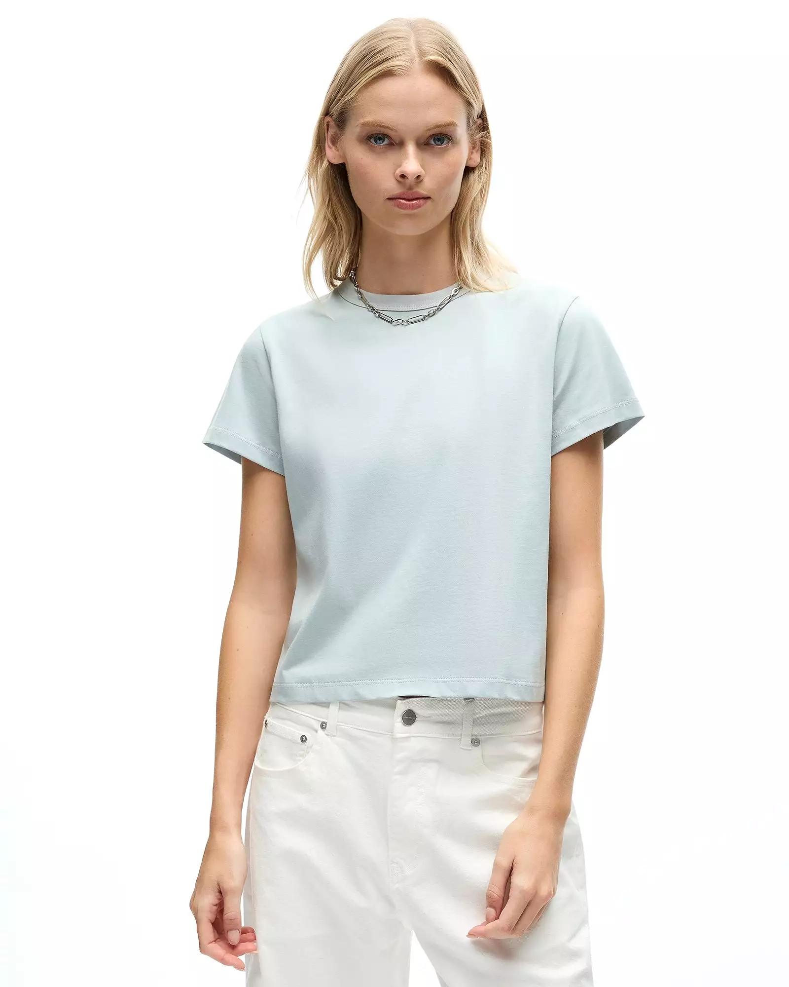 ALEXA T-SHIRT - ICE BLUE