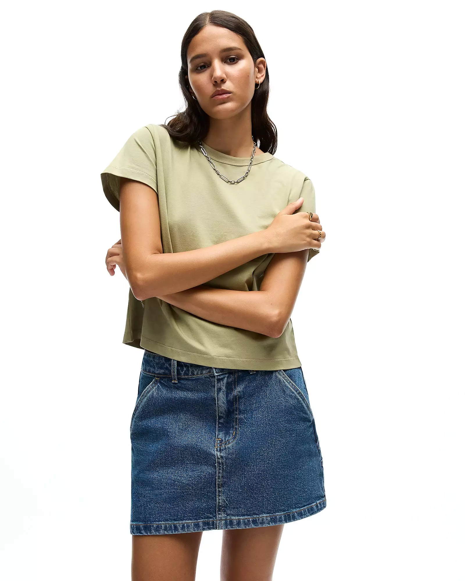 ALEXA T-SHIRT - LIGHT KHAKI