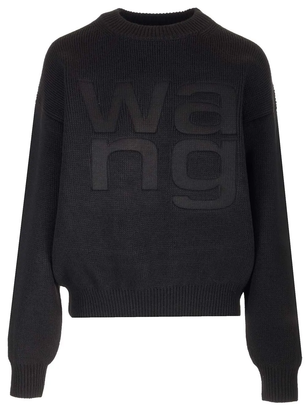 Alexander Wang  |Crew Neck Casual Style Long Sleeves Plain Formal Style  Logo