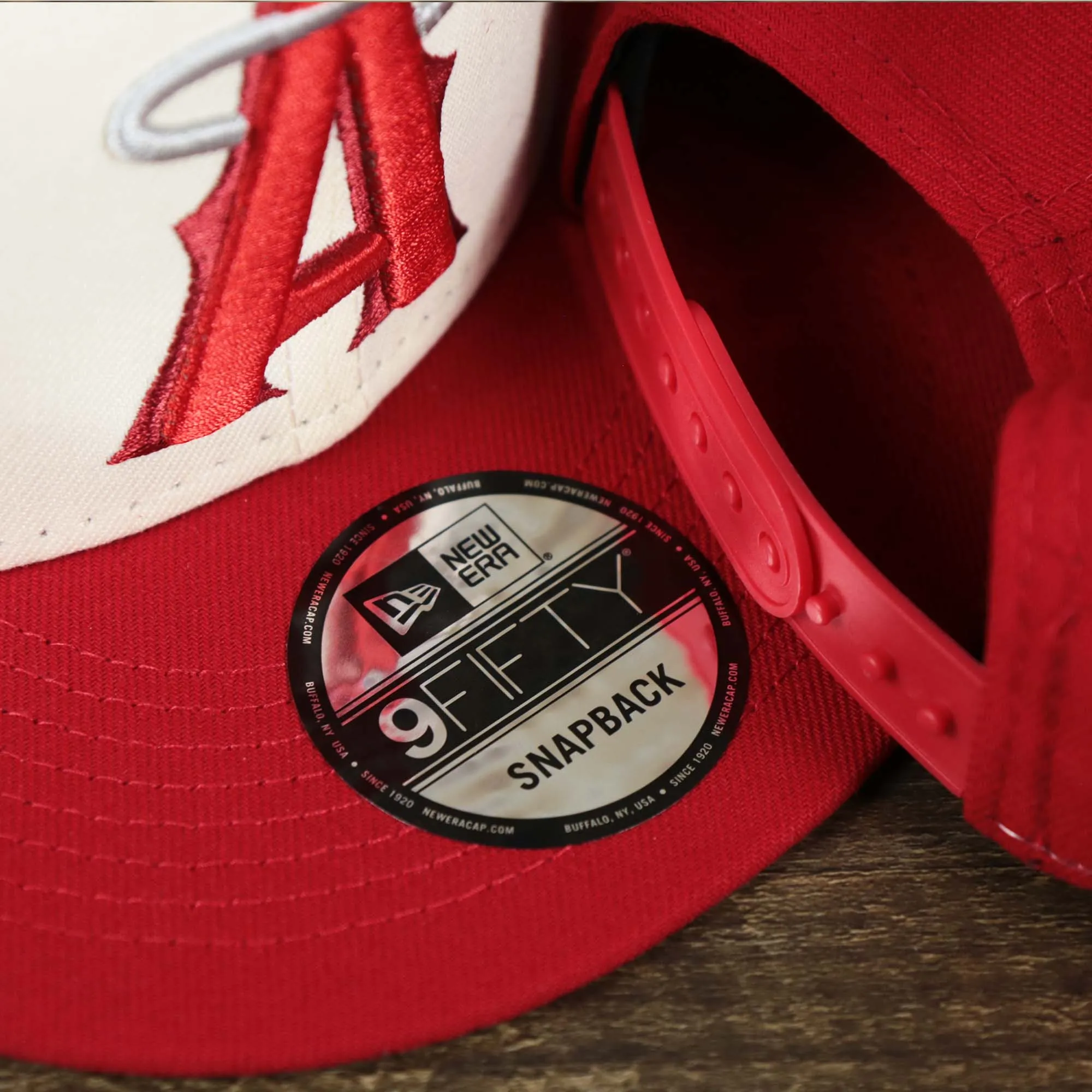 Anaheim Angels 2021 City Connect 9Fifty Snap Cap | New Era White and Red