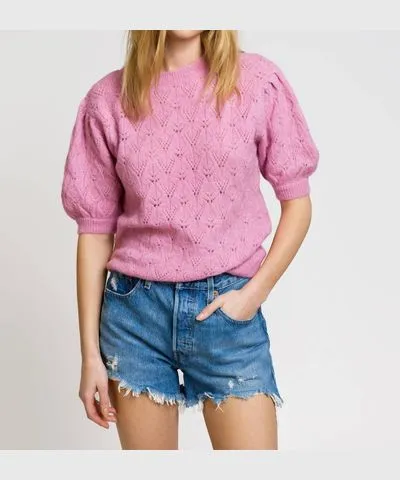 An'ge Ledika Short-Sleeve Sweater