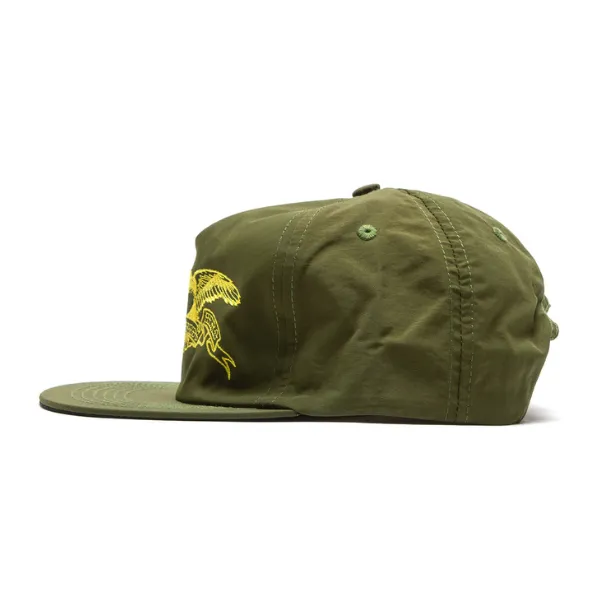 Anti Hero Basic Eagle Snapback - Olive/Yellow