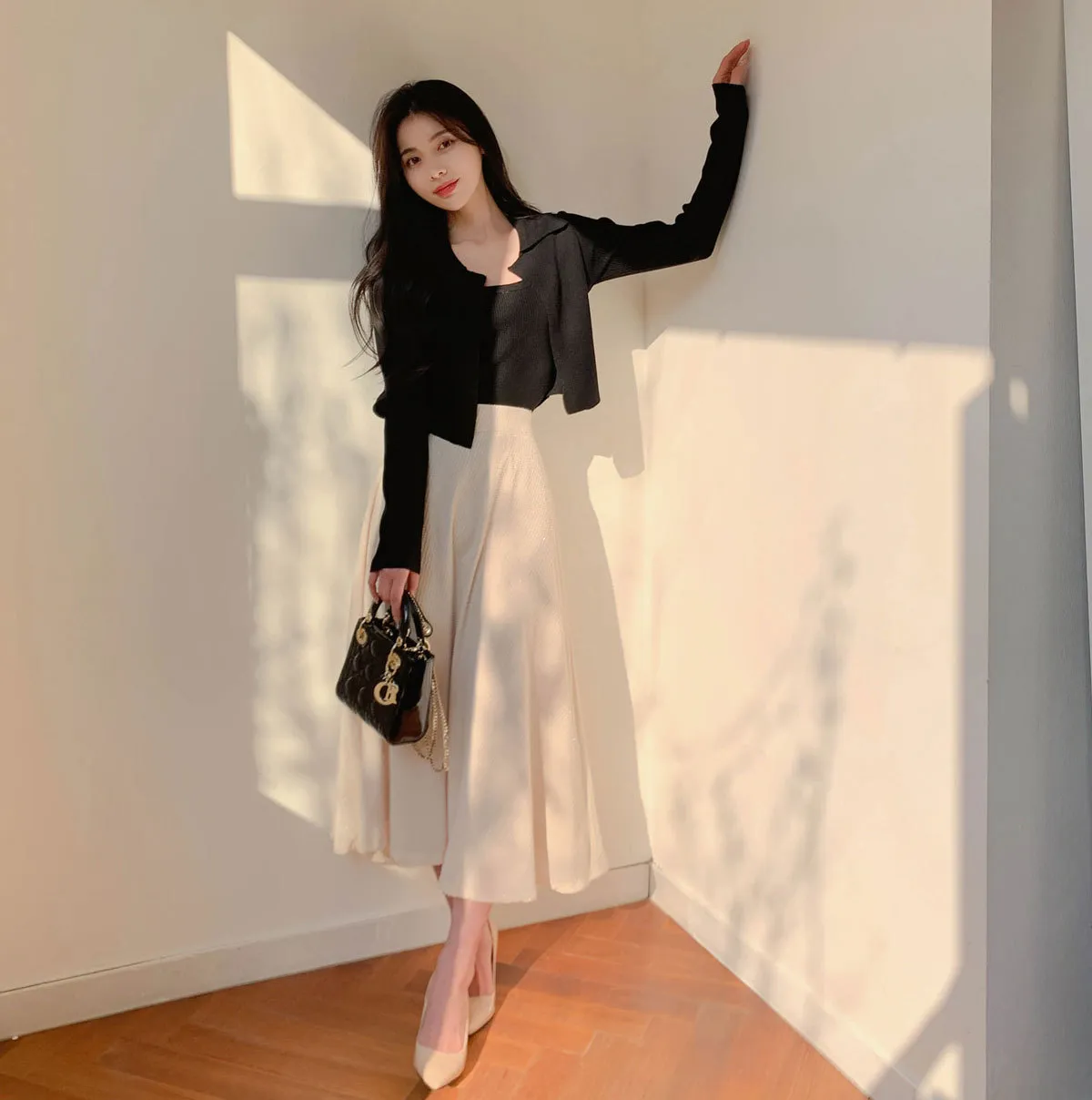 BADDIARY  |Casual Style Long Sleeves Plain Party Style Office Style