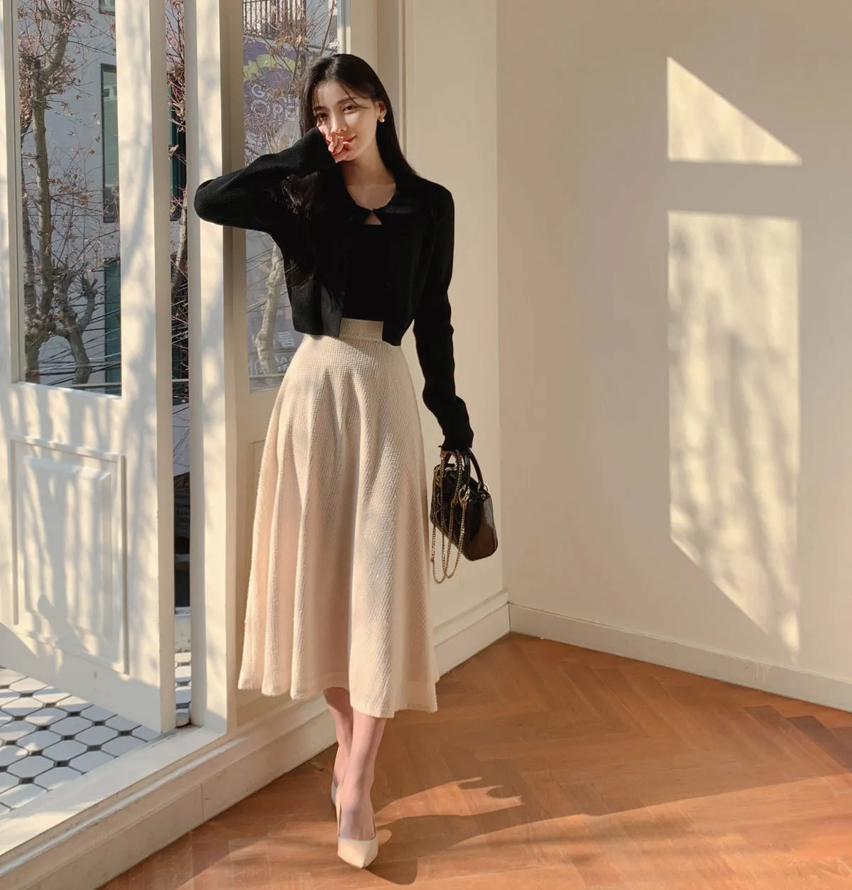 BADDIARY  |Casual Style Long Sleeves Plain Party Style Office Style