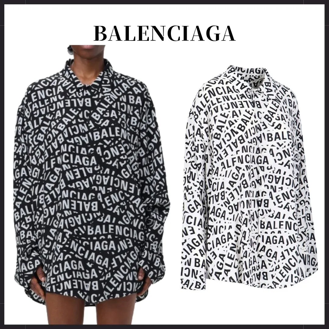 BALENCIAGA  |Casual Style Long Sleeves Party Style Elegant Style