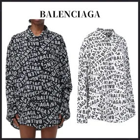 BALENCIAGA  |Casual Style Long Sleeves Party Style Elegant Style