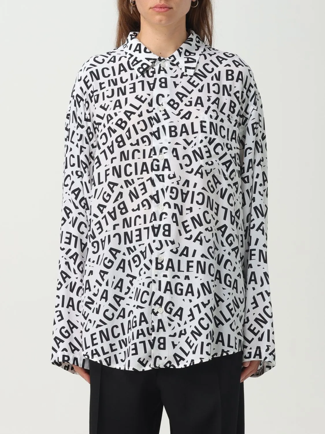 BALENCIAGA  |Casual Style Long Sleeves Party Style Elegant Style