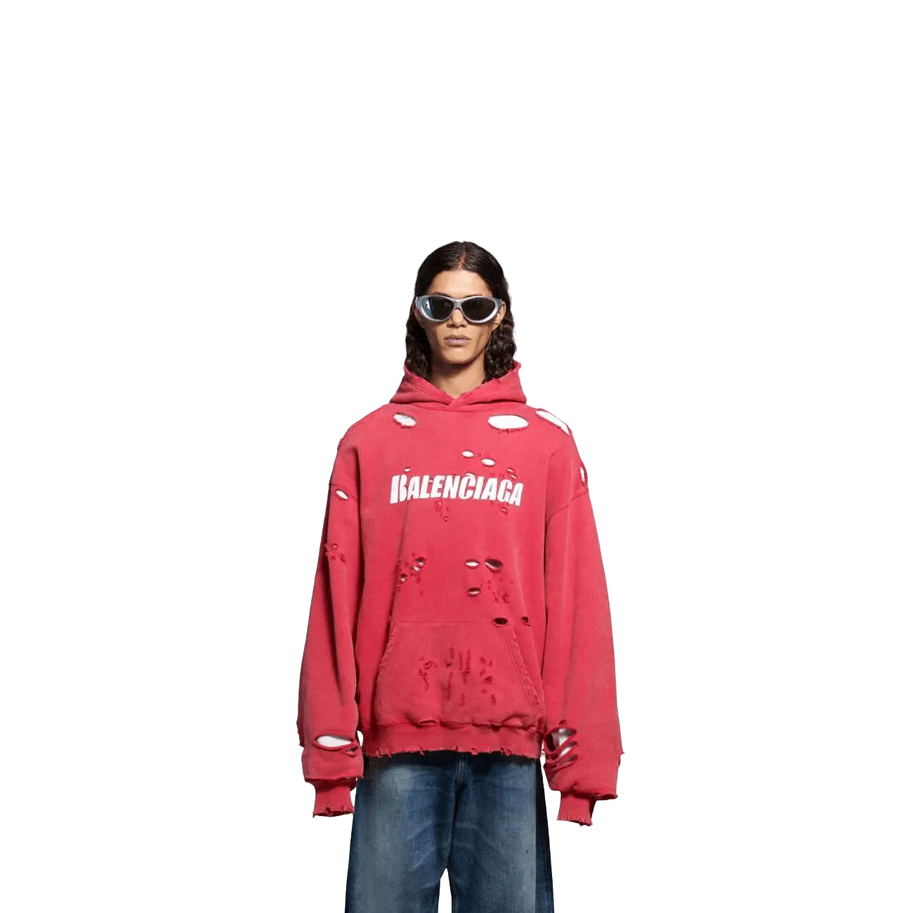 Balenciaga Destroyed Men's Hoodie