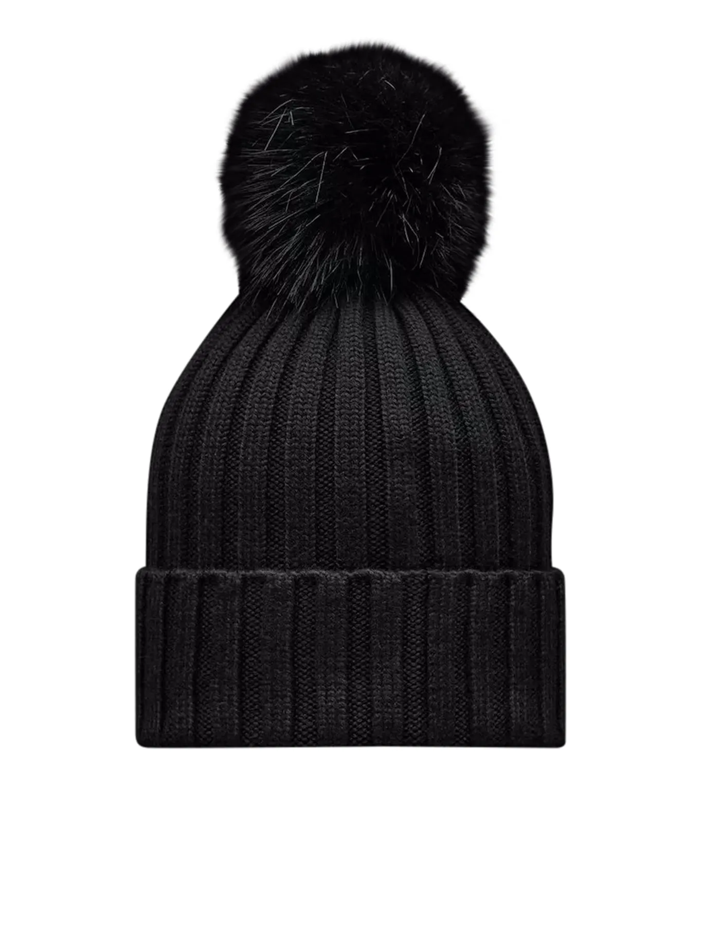 Beanie with pom poms