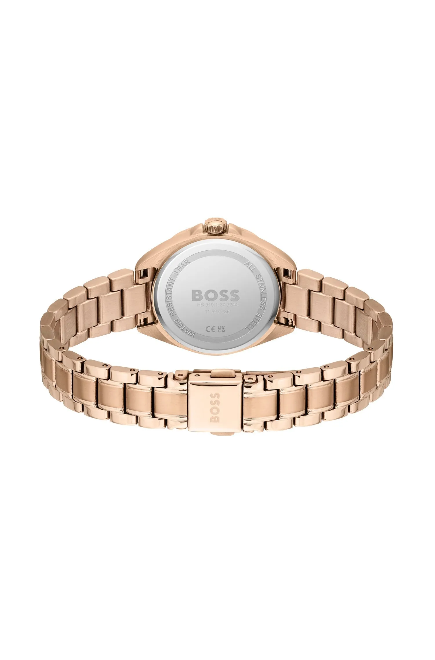 BOSS Ladies Felina Brown Dial Bracelet Watch