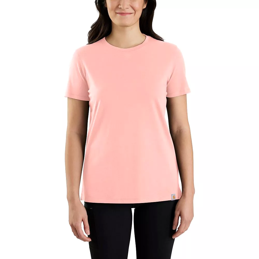 'Carhartt' Women's Lightweight Crewneck T-Shirt - Cherry Blossom