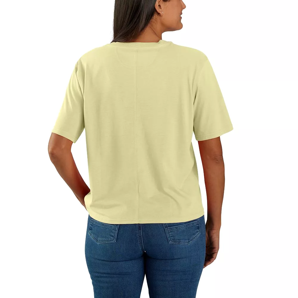 'Carhartt' Women's Tencel Fiber Series Loose Fit Crewneck T-Shirt - Dried Clay