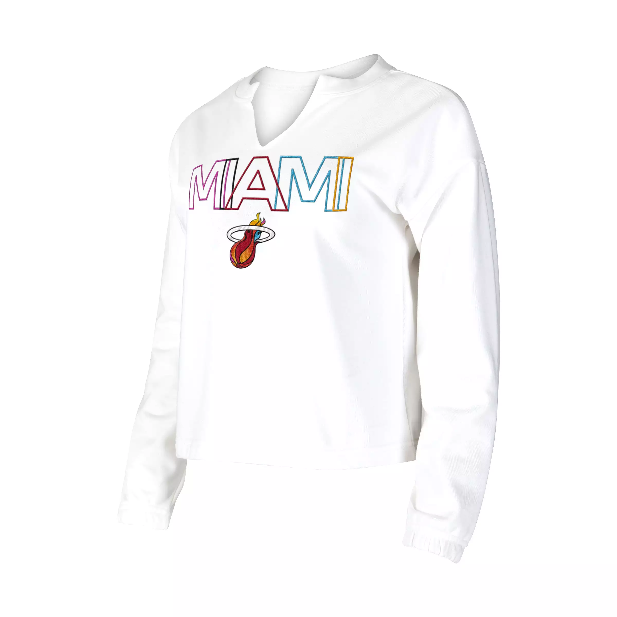 Concepts Sport Miami Mashup Vol. 2 Women's Long Sleeve Tee