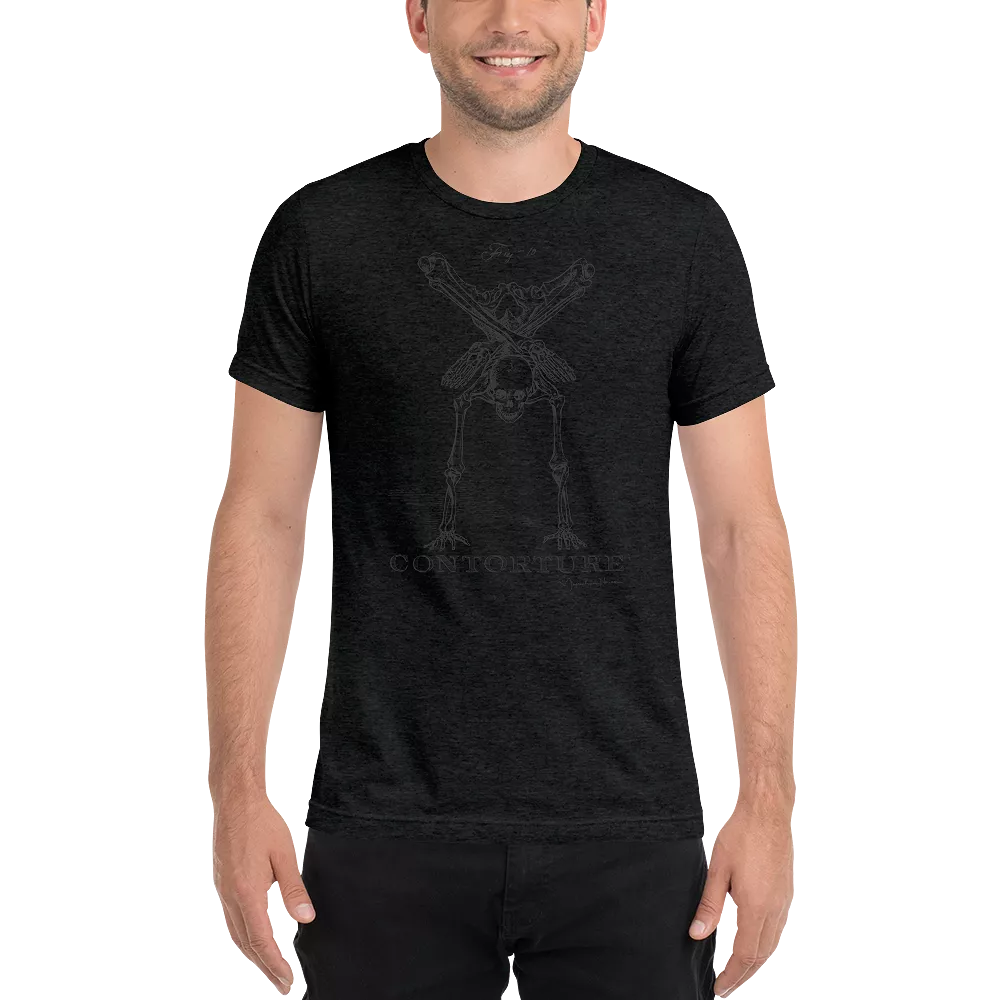 CONTORTURE Short sleeve CONTORTION t-shirt: CLASSIC BLACK