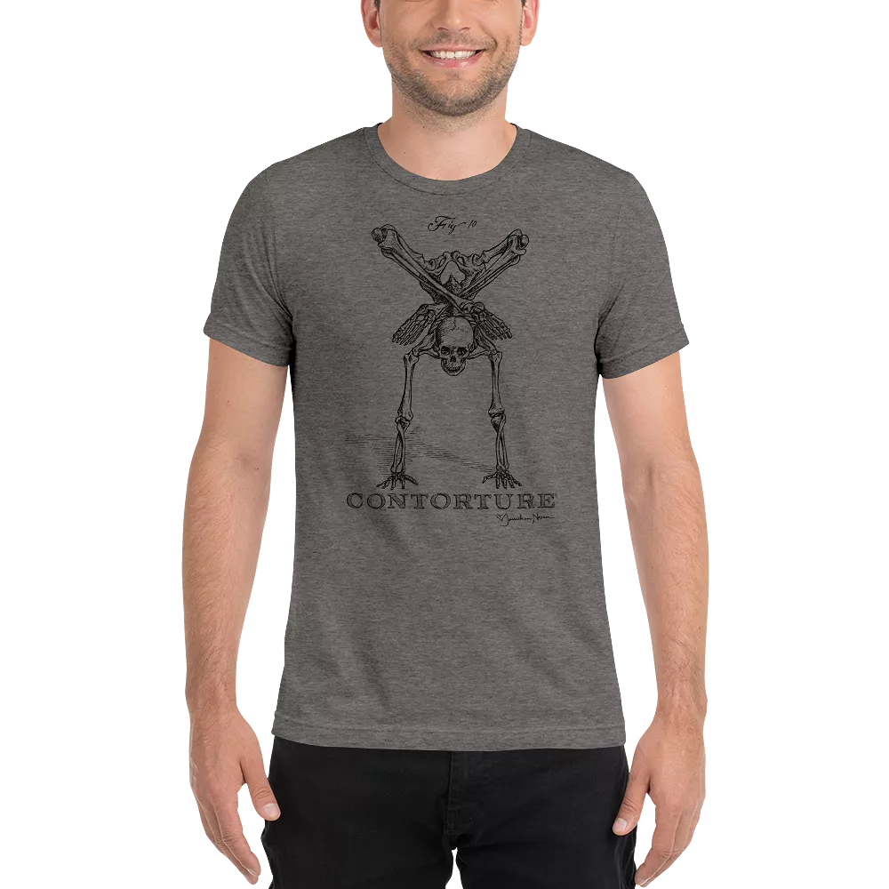 CONTORTURE Short sleeve CONTORTION t-shirt: CLASSIC BLACK