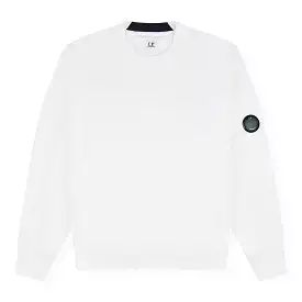 CP Company White Cotton Sweatshirt