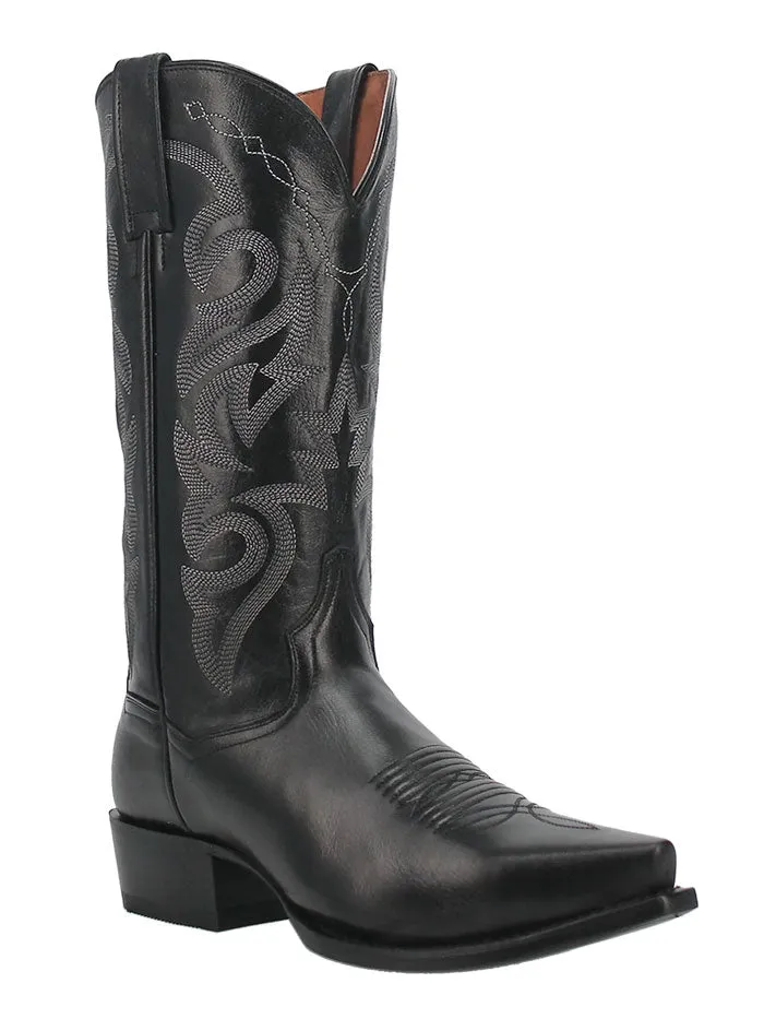 Dan Post DP2140 Mens Milwaukee Snip Toe Western Boot Black