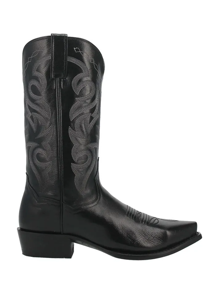 Dan Post DP2140 Mens Milwaukee Snip Toe Western Boot Black