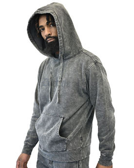 Doctrine SIGNATURE HOODIE (CHARCOAL WASH)