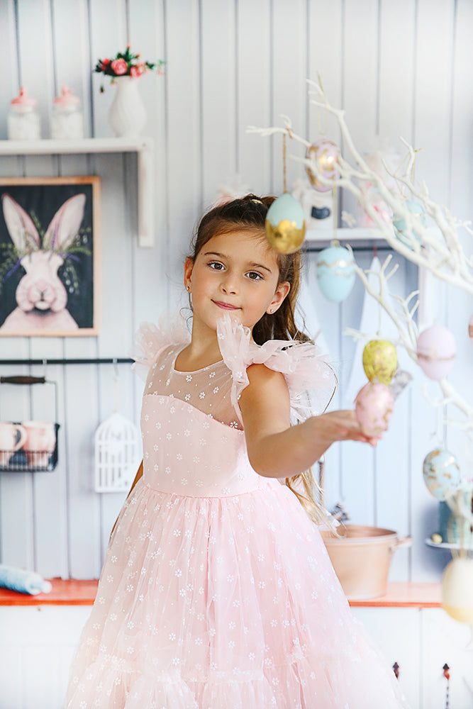 Ellena Dress in Light Pink  - 1-2Y, 2-3Y, 3-4Y, 4-5Y