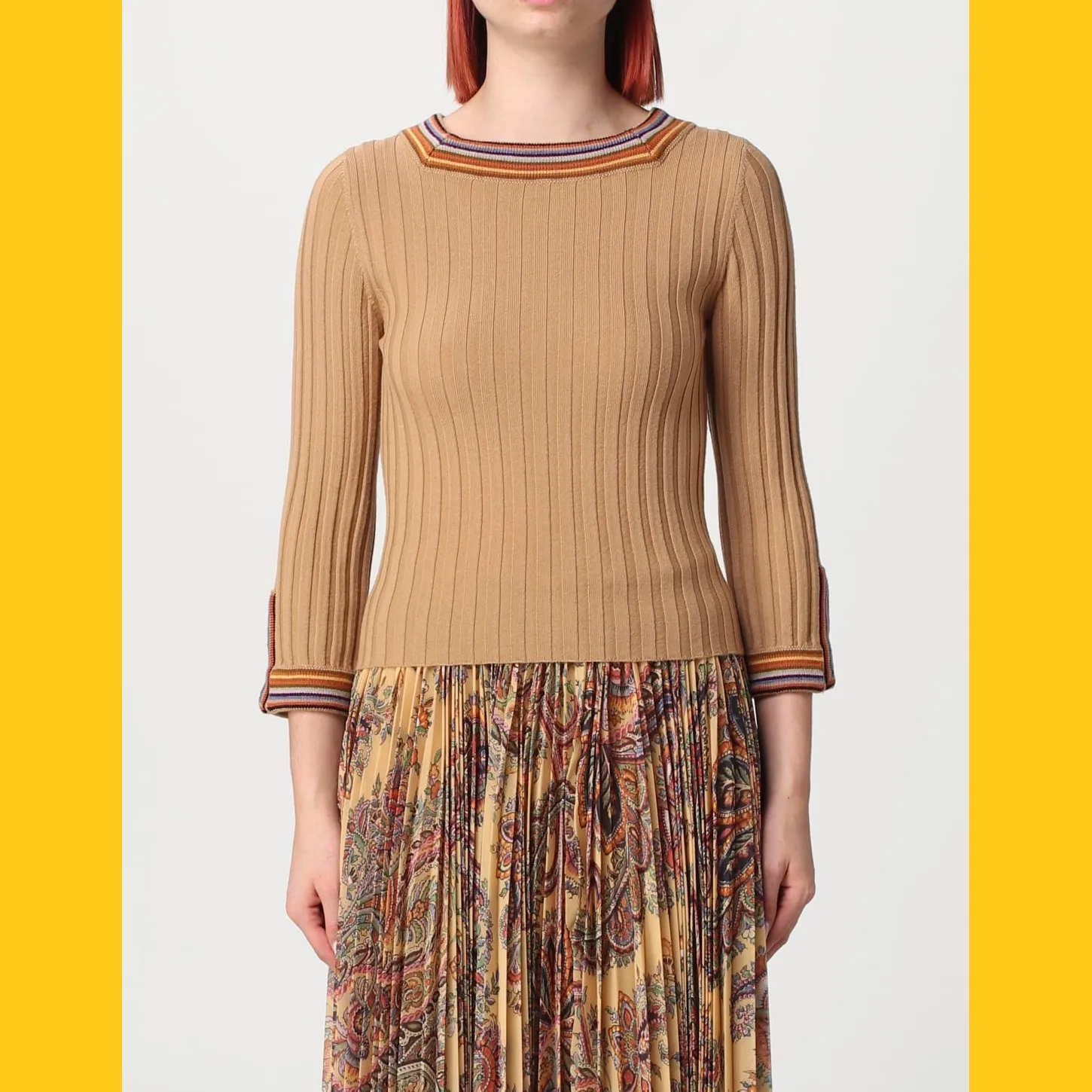 ETRO  |Casual Style Cropped Plain Elegant Style Formal Style