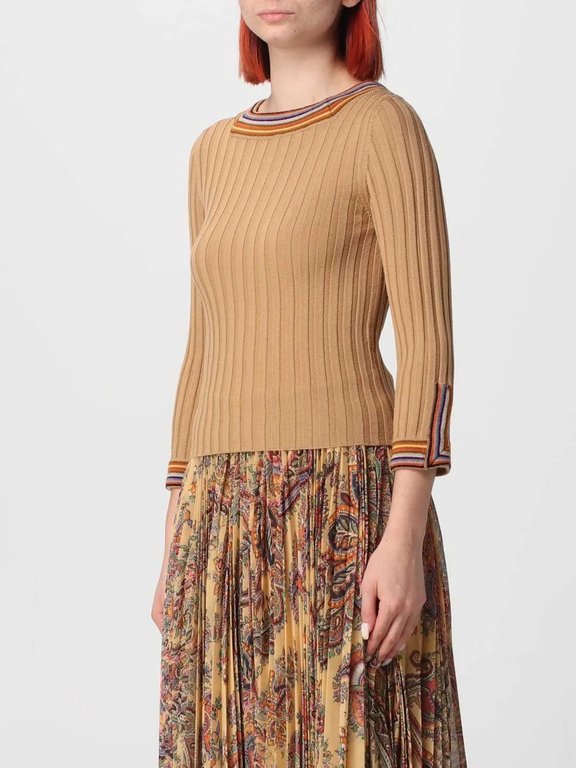 ETRO  |Casual Style Cropped Plain Elegant Style Formal Style