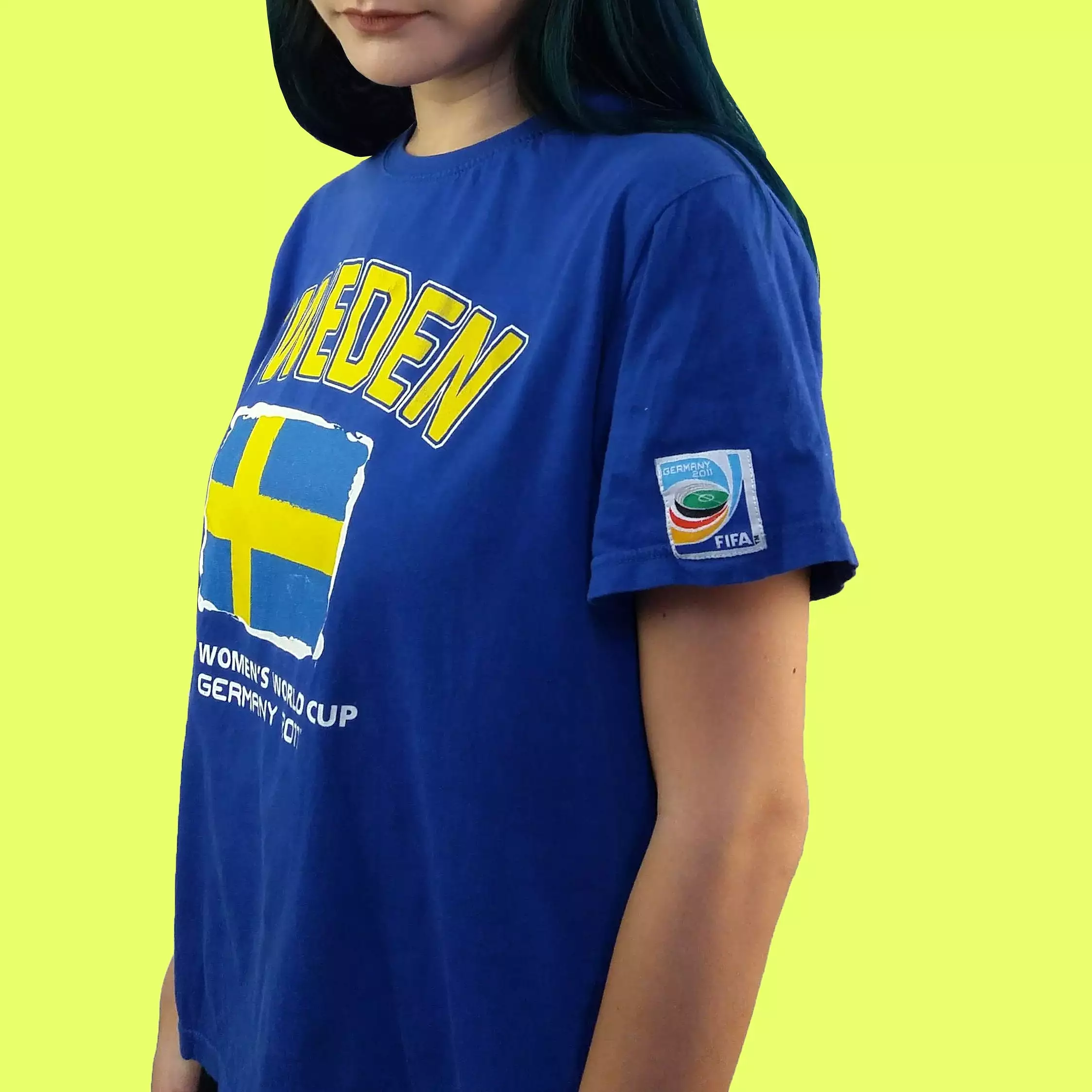 FIFA World Cup Sweden T-shirt Kids Teens Women Petite - size XS-S - kids 152