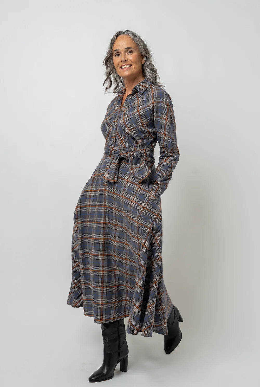 Flannel Feminine Dress