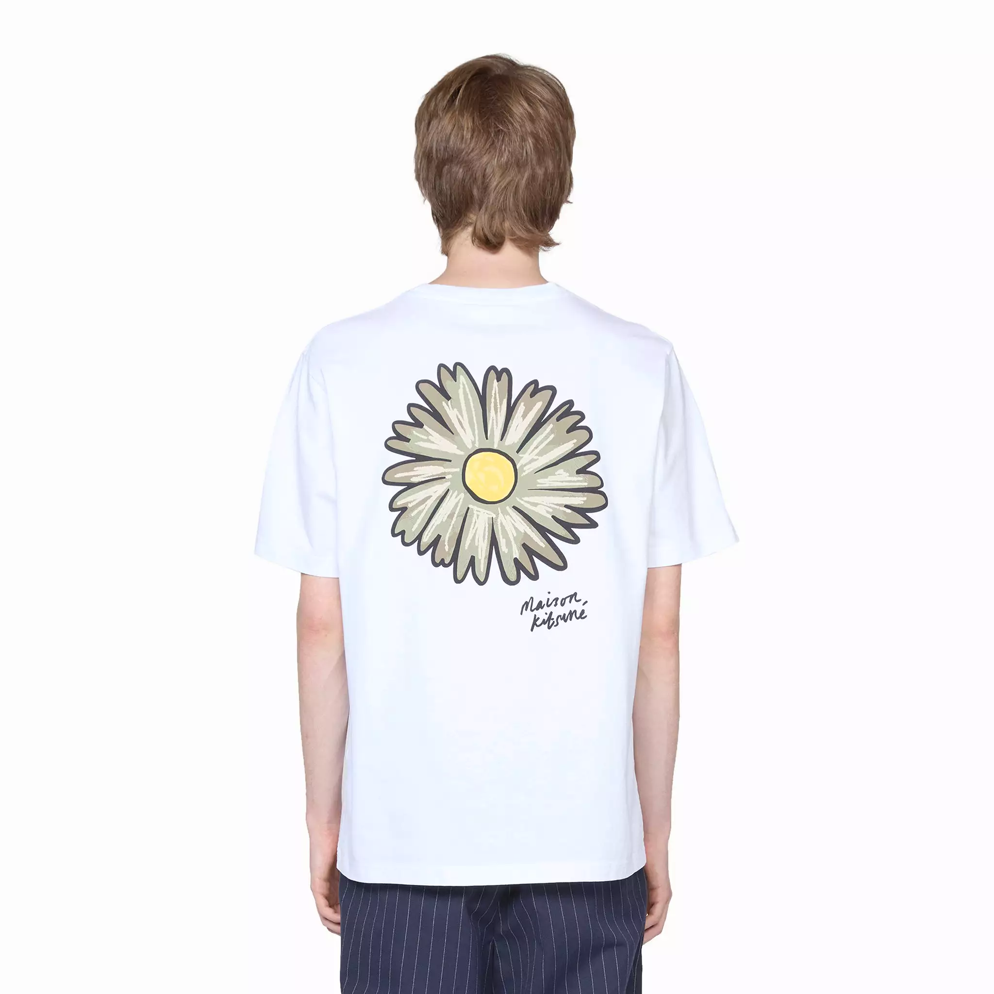 Floating Flower Comfort T-Shirt White