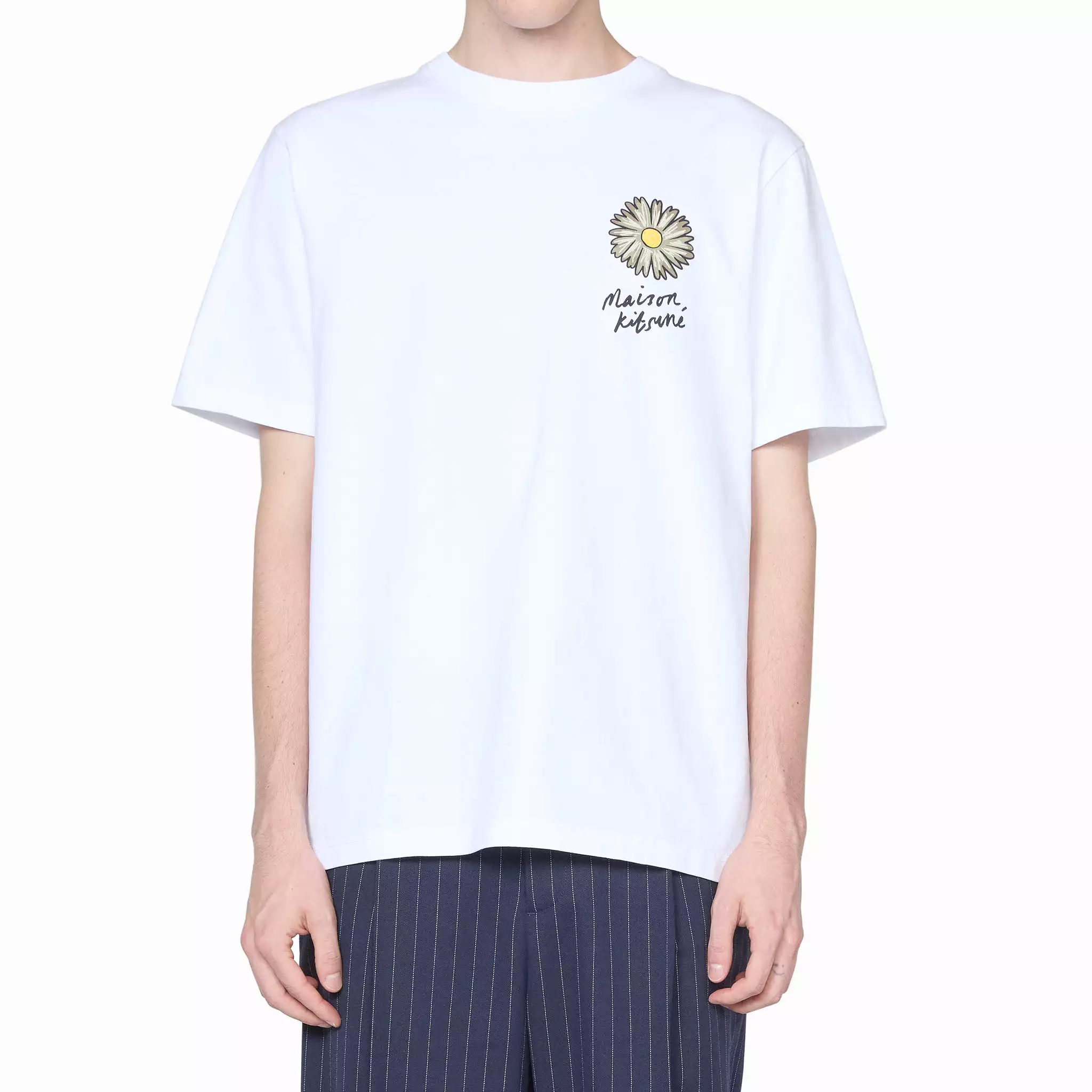 Floating Flower Comfort T-Shirt White