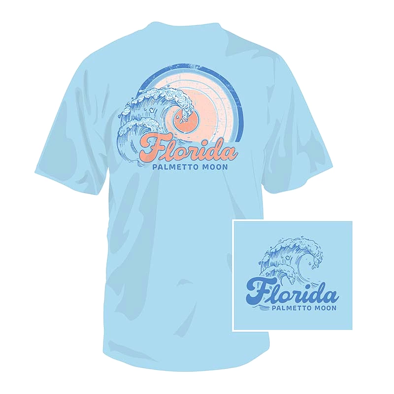 Florida Coastal Label Short Sleeve T-Shirt