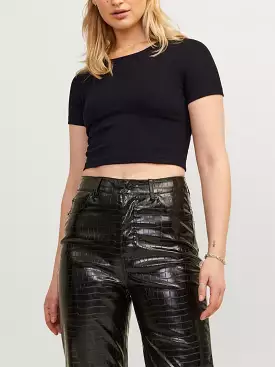 Florie Rib Crop T-Shirt