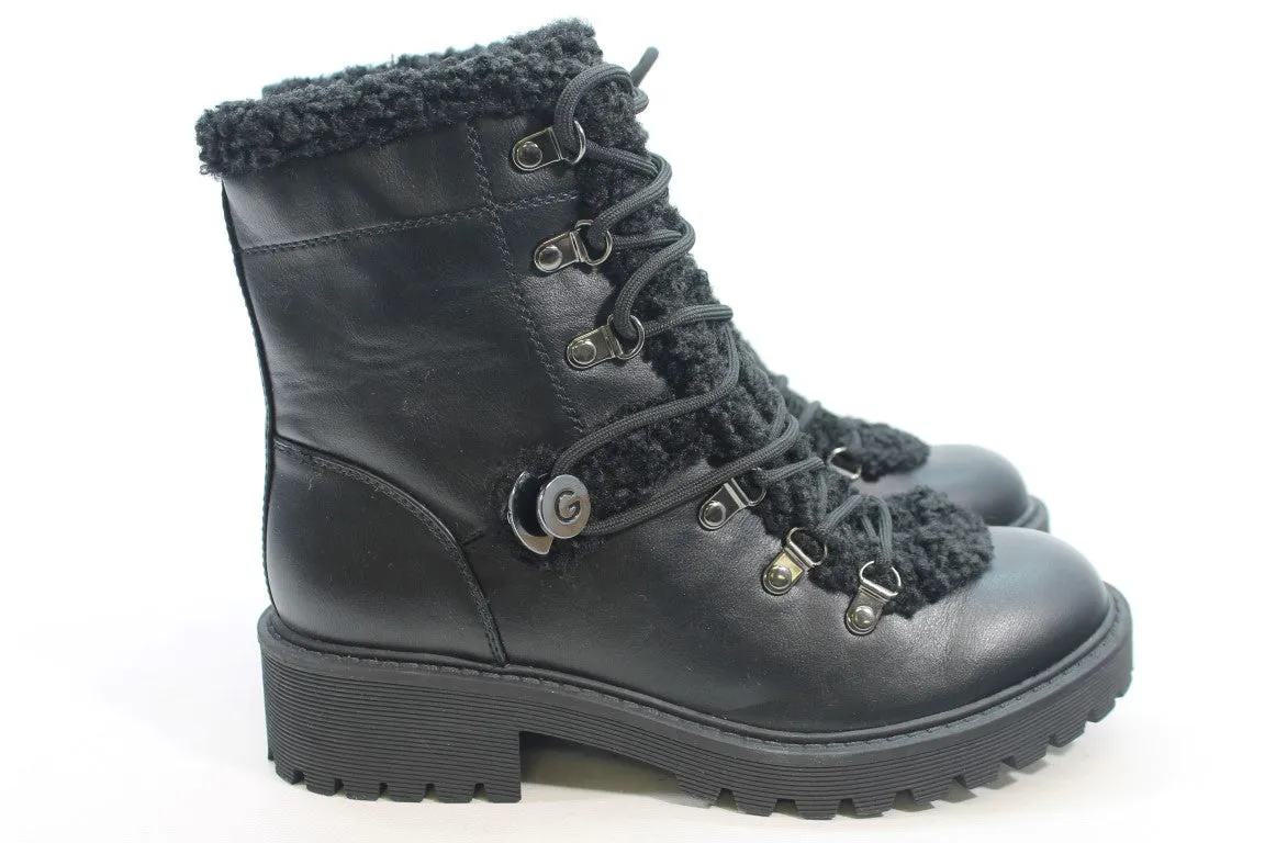 G By Guess Sherry Women's Black Boots-Defect- 7.5M(ZAP20128)