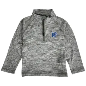 Garb  Memphis Tigers Toddler Gray Matthew Quarter-Zip Pullover Top