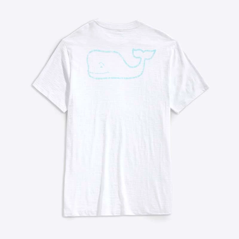 Garment Dyed Slub Vintage Whale Short Sleeve T-Shirt