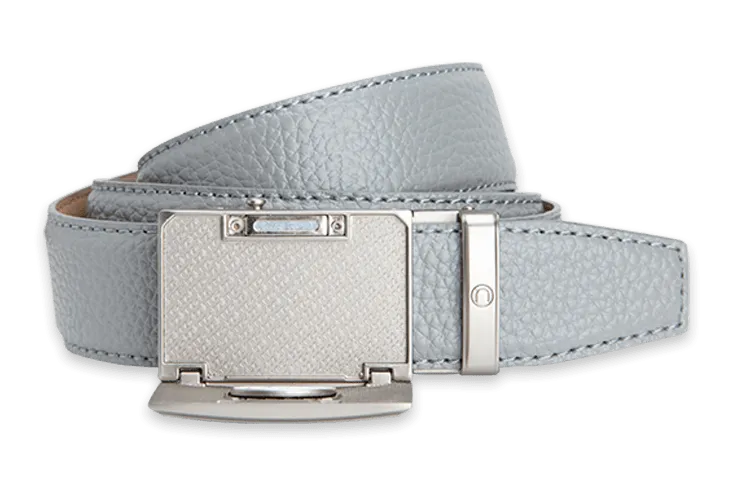 Go-In Pebble Grain Smoke Grey, 1 3/8 Strap, Golf Belt