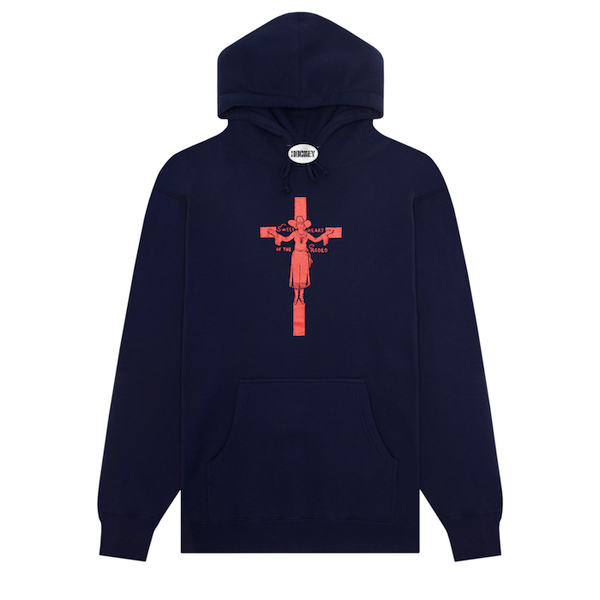 Hockey Sweet Heart Hoodie - Navy