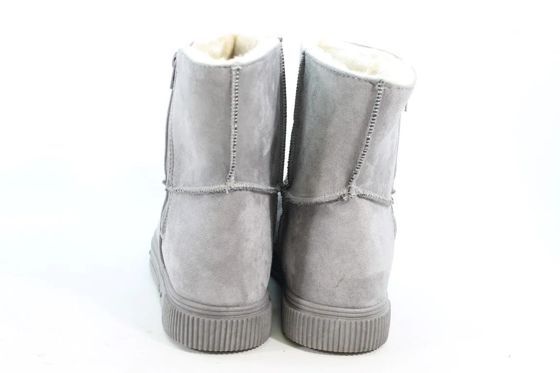 Journee Collection Stelly Light Grey Boots 11M(ZAP19163)