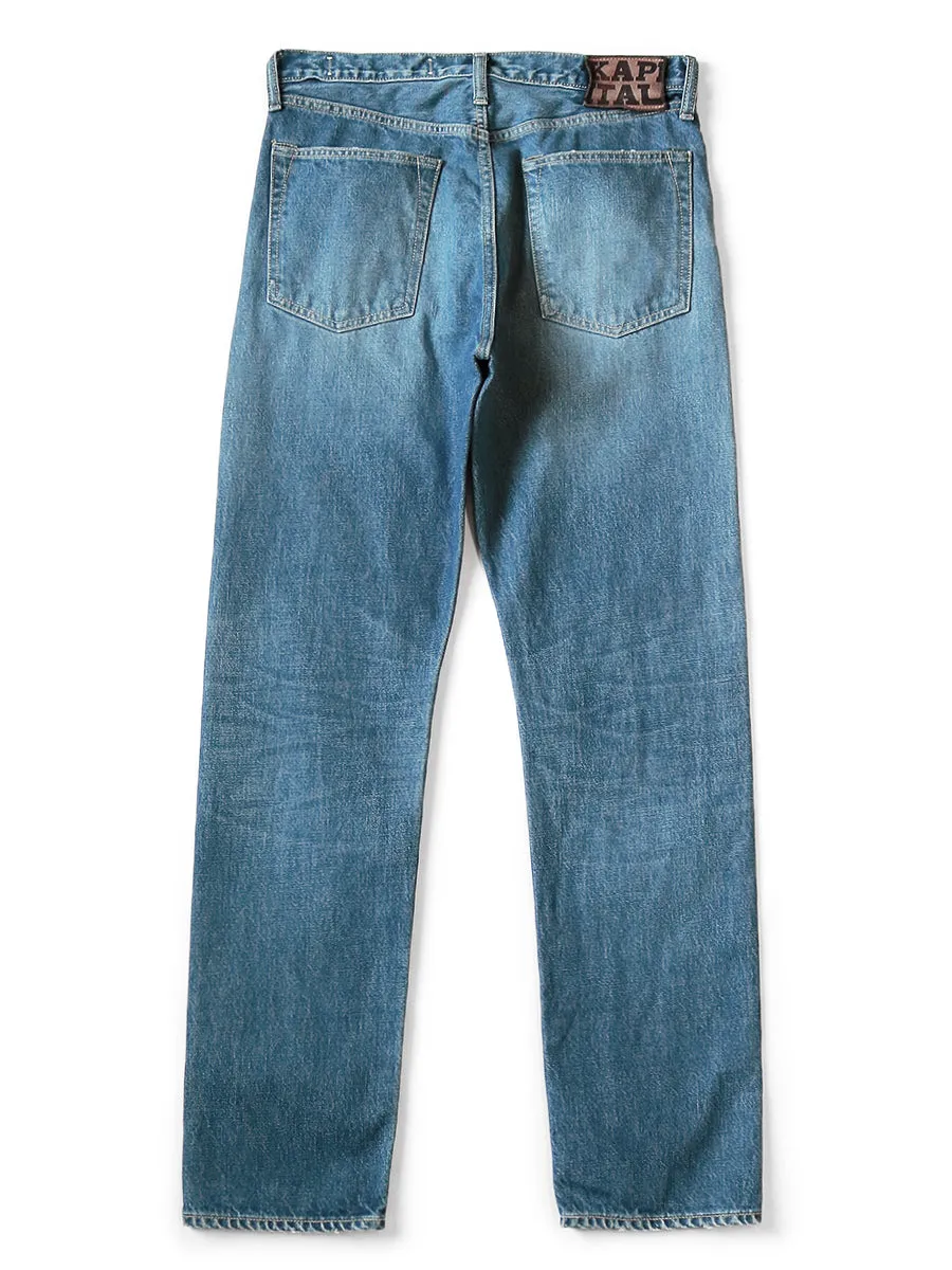 Kapital 14oz Denim 5-Pocket Monkey Cisco Pants