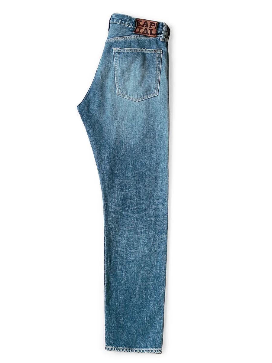 Kapital 14oz Denim 5-Pocket Monkey Cisco Pants