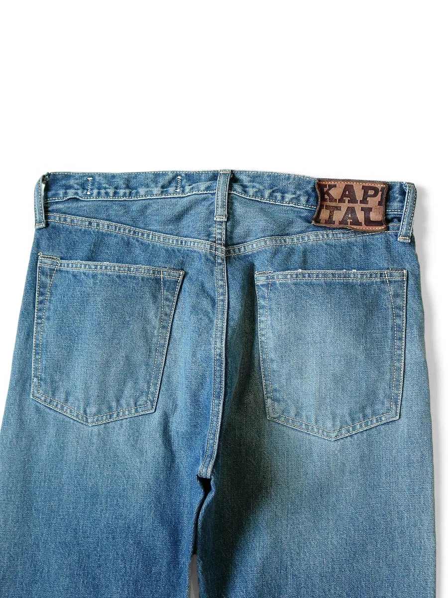 Kapital 14oz Denim 5-Pocket Monkey Cisco Pants