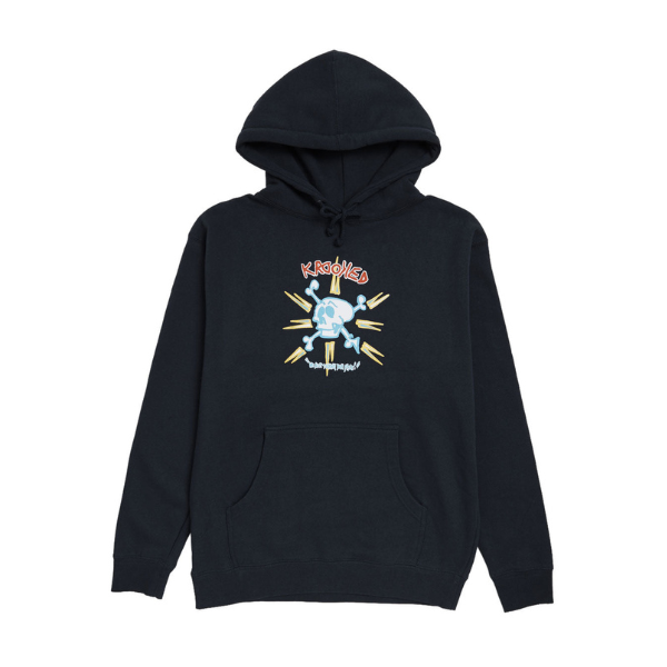 Krooked Style Hoodie - Slate Blue